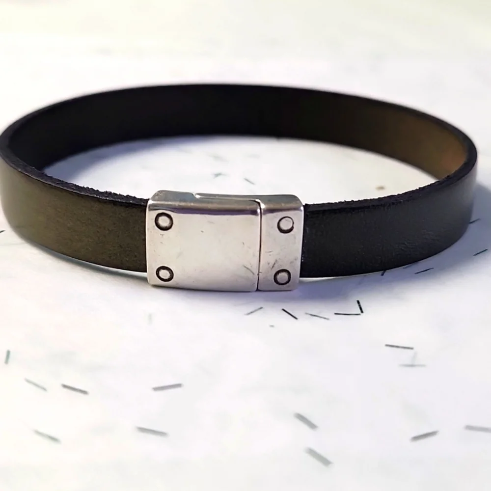 Men's Genuine Leather Bracelet!